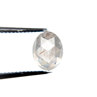 Oval salt and pepper diamond