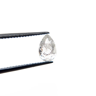 Icy white pear diamond