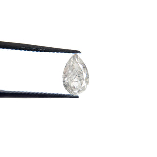 Icy white pear diamond