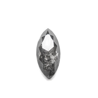 Salt and pepper marquise diamond
