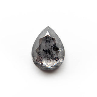 Salt and pepper pear diamond