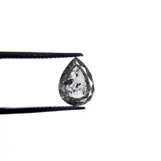 Black speckled pear diamond