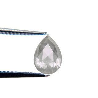 Icy white pear diamond