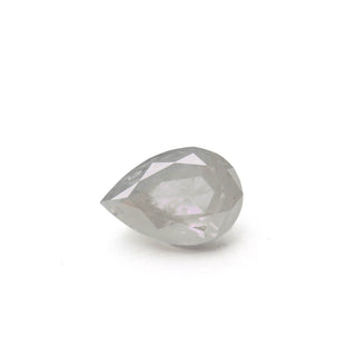 Icy white pear diamond