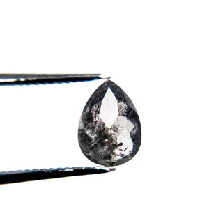 Black salt and pepper pear diamond