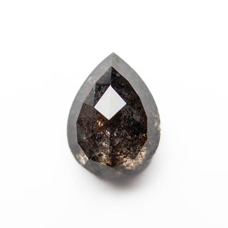 Salt and pepper pear diamond