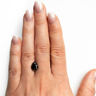 Salt and pepper pear diamond