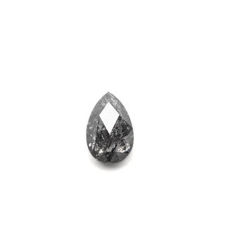 Salt and pepper pear diamond