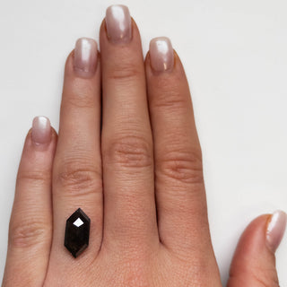 Black hexagon diamond