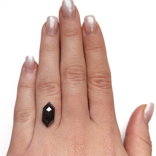 Black hexagon diamond