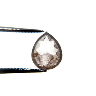 Orange speckled pear diamond