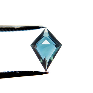 Teal blue sapphire