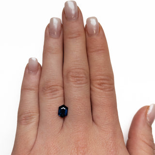 Blue hexagon sapphire