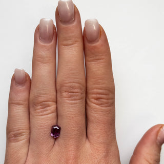 Light purple hexagon sapphire