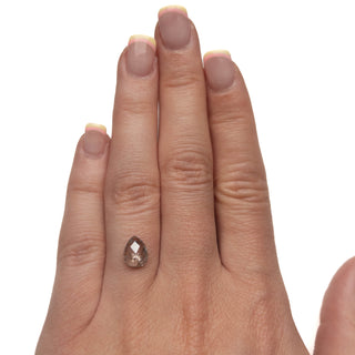 Salt and pepper pear diamond