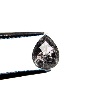 Black salt and pepper pear diamond