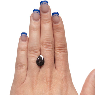 Natural black diamond