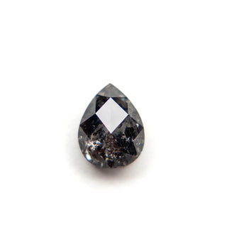 Salt and pepper pear diamond