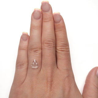 Clear pear diamond