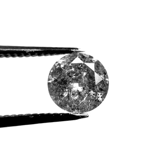 Round salt and pepper diamond