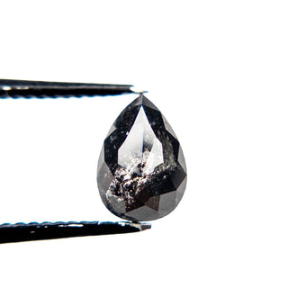Black speckled pear diamond