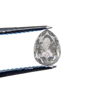 Salt and pepper pear diamond