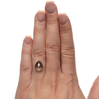 Clear pear diamond