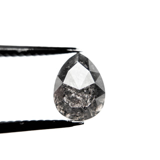 Black salt and pepper pear diamond