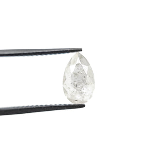 Salt and pepper pear diamond