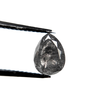 Salt and pepper pear diamond