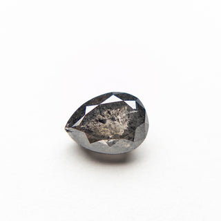 Salt and pepper pear diamond