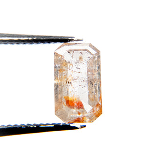 1.81 Carat Orange Salt and Pepper Double Cut Emerald Diamond