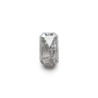 Salt and pepper emerald diamond