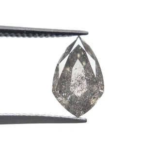 Translucent black speckled diamond