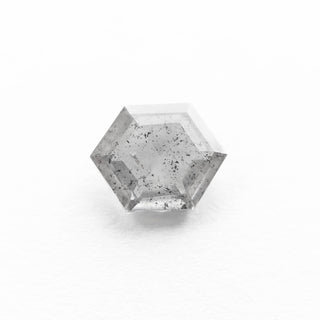 Icy grey hexagon diamond