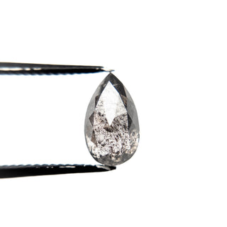 Salt and pepper pear diamond