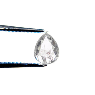 White salt and pepper pear diamond