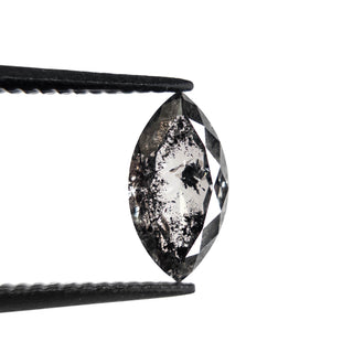 Translucent black speckled diamond
