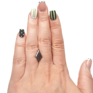 3.37 Carat Salt and Pepper Double Cut Kite Diamond