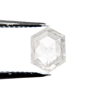 Icy white hexagon diamond