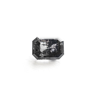 Salt and pepper emerald diamond