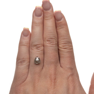 Icy white pear diamond