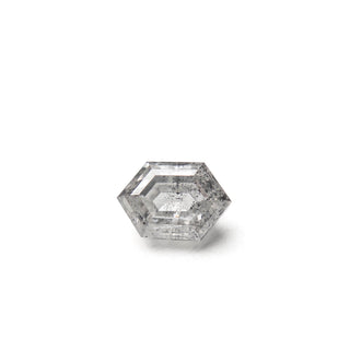Icy white hexagon diamond