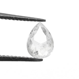 Icy white pear diamond