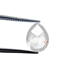 Icy white pear diamond