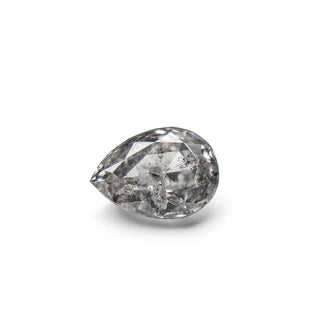 Salt and pepper pear diamond