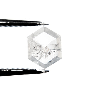 Icy white salt and pepper diamond
