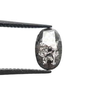 Black oval diamond