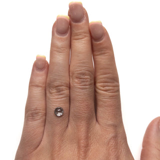 Round salt and pepper diamond