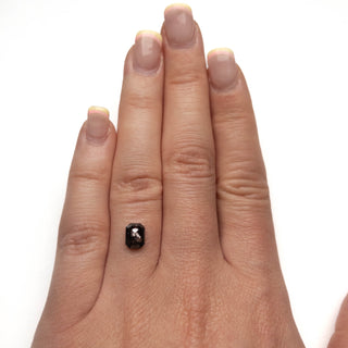 Black speckled diamond